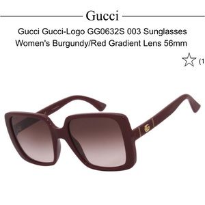 Burgundy Gucci Shades